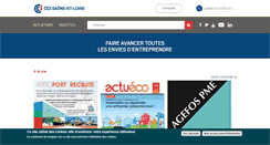Desktop Screenshot of cci71.fr